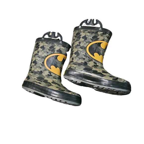 Kid's WESTERN CHIEF Batman Insulated Rain Boots 11/12 - Picture 5 of 8